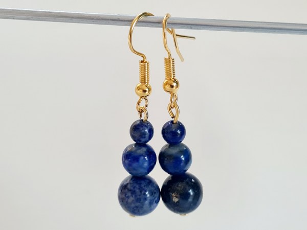 Boucles d'oreilles lapis lazuli